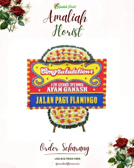 Sewa Papan Bunga Pancuran Kerambil